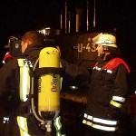 Einweisung der PA-Trupps durch den Wehrführer der FF Groß-Flottbek