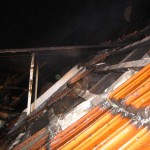 Aussenansicht des zerstörten Daches ©tropp