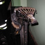 Dieses Fahrrad hat leider das Feuer nicht überlebt. ©wendt