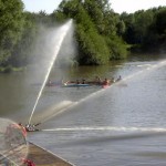 Abkühlung für Paddler inklusive