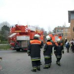 Der Kran 32 wurde in Stellung gebracht