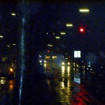 Die Übung fand bei stürmischem Regen-Unwetter statt.