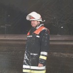 Ein fast eingeschneiter Bereichsführer Altona