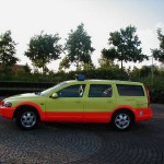 Prototyp in gelb/rot-Lackierung (RAL 1016/3024)