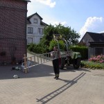 Verlängerte und stabilisierte Leitern gewährleisten sichere Arbeit - Foto: Michael Hammerich - FF Lokstedt