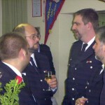 Gespräche zwischen Wehrführern aus dem Bereich Altona.