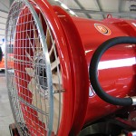 Mit diesem Lüfter wird die Luft zum zerstäuben des Wassers erzeugt. Bild: Sascha Häfele