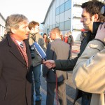 Die Presse durfte hier natürlich nicht fehlen. Foto: Sascha Häfele