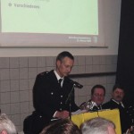 Der 1. Vorsitzende des Fördervereins der FF Langenhorn, Harald Meister