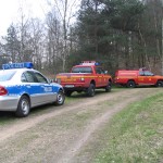 Die Einsatzfahrzeuge des Kampfmittelräumdienstes