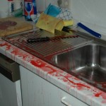 Die Küche der FF Lurup nach Durchlauf einiger Rettungsdienstlagen arterielle Blutung ;-)))...