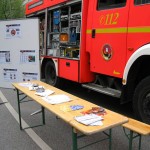 Infotafeln und genügend Infomaterial durften selbstverständlich nicht fehlen<br>© FF Stellingen<br