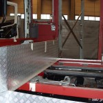 Blick in den Mannschaftsraum im Rohbau