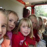 Feuerwehr macht Spaß - man kann es an den Augen sehen.