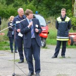 Begrüßung durch den Staastrat der Hamburger Innenbehörde, Herrn Dr. Schulz