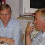 Zufriedene Gesichter: Werner Burmester und Werner Meyer.