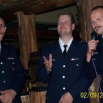 WF A. Hesse (re.)und WFV Th. Schwarz der FF Altona bei der Ansprache