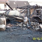 Der Traktor und Anhänger konnten nicht geborgen werden(c) MT