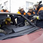 Mit der Dachöffnung wird begonnen ...