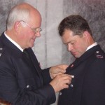 Der Dank für den Dienst an der Allgemeinheit für Olaf Lütten.