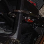 Die A-Säule wird durchschnitten.