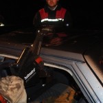 Das Dach wird an beiden Seiten eingeschnitten.