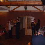 Auch den Damen der Innenbehörde wurde als Dankeschön ein Blumenstrauss überreicht