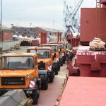 Verladung in Antwerpen