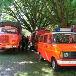 AC-Erkunder (Blankenese), DMF (Bramfeld), Dekon-P (Eißendorf) und LF-KatS (Reitbrook) als ABC-Komponente [SH]