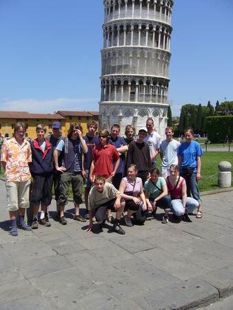 Gruppenfoto in Pisa