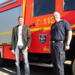 Art-Director Henrik Muus und Falk Eichgrün vorm LF 16/12