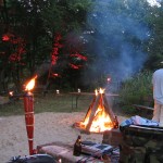 Strandfeeling mit Lagerfeuer