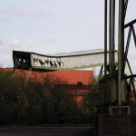 Eingeknicktes eingehaustes Förderbandteil. (c) Th. Habekost