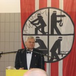 Bezirksamtsleiter Altona, H. Fock, bei seiner Festrede