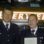 Bernd Nohdurft (links) mit Reiner Kröger.
<br>© Jörg Plagens