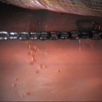 Aufsteigendes Hydrauliköl