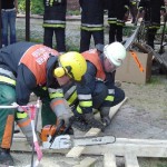 Zusägen für das Schwelljoch.