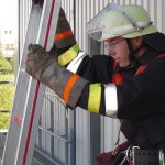 Am Leiterkopf: Carsten Gladiator.