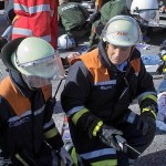 Erstversorgung einer Verletzten