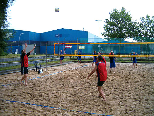 Mit viel Engagement wurde geschmettert und geblockt