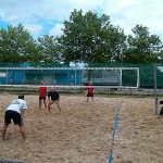 Mit viel Engagement wurde geschmettert und geblockt