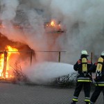 1. Löschangriff im südlichen Außenbereich