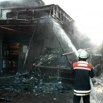 Die Flammen waren in die Dachkonstruktion hineingelaufen