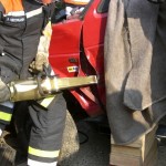 Schweres Gerät kommt zum Einsatz. ©L. Rieck