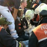 Auf die patientengerechte Rettung wurde viel Wert gelegt. ©L. Rieck