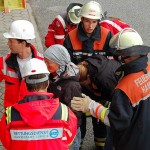 Übergabe an den Rettungsdienst