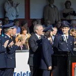 Applaus nach erfolgter Verpflichtung