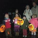 Teilnehmer des Laternenumzugs