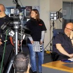 Handyanruf eines lieben Kollegen während der Dreharbeiten