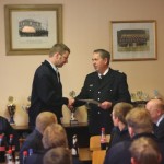 Die Ernennung von Martin Meyer zum Wehrführer.